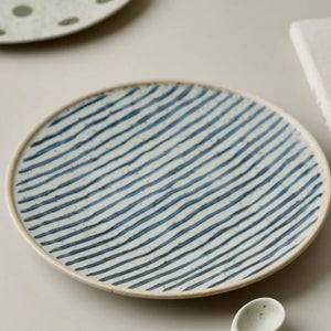 Kyoto Blue & White Stoneware Plate - Set of 4 - kingkong游戏_金刚kingkong游戏下载与KINGKONG官网