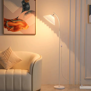 Arlo Pleated Nordic Floor Lamp - Staunton and Henry