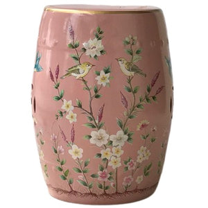 Modern Chinese Ceramic Hand-Painted Stool - kingkong游戏_金刚kingkong游戏下载与KINGKONG官网
