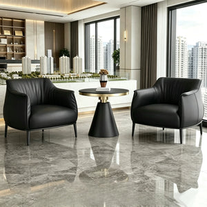 Milano Vegan Leather Lounge Chair - Staunton and Henry
