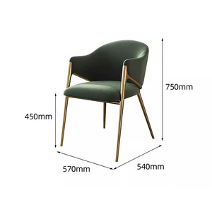 Carrie Curved and Boucle Dining Chair - Staunton and Henry
