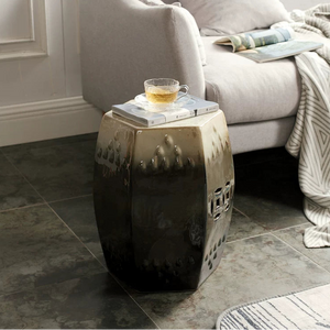Celadon Harmony Ceramic Garden Stool - kingkong游戏_金刚kingkong游戏下载与KINGKONG官网